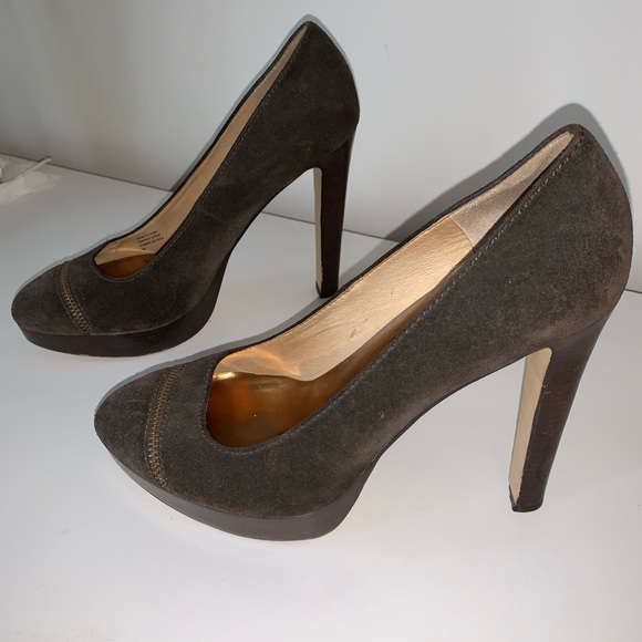 Michael Kors brown suede Pumps size 7M - Picture 3 of 6